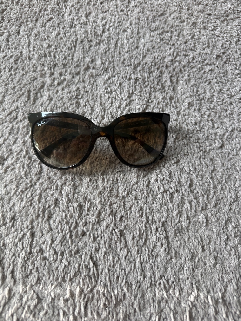Ray-Ban Women’s Tortoiseshell Cat-Eye Sunglasses - Brown Lenses